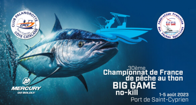 Mercury Marine, Partenaire Officiel du Championnat de France BIG GAME 2023