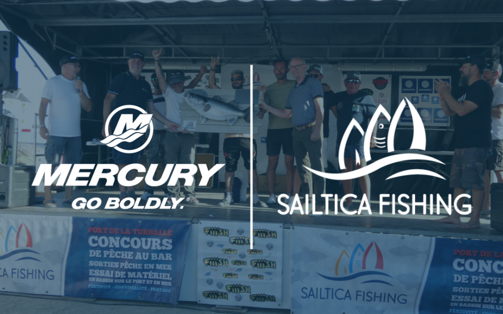 Mercury Marine, partenaire officiel de la sailtica fishing 2023 !
